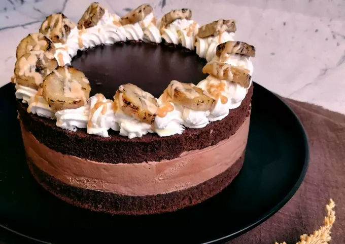 Resep Choco Banana Cake