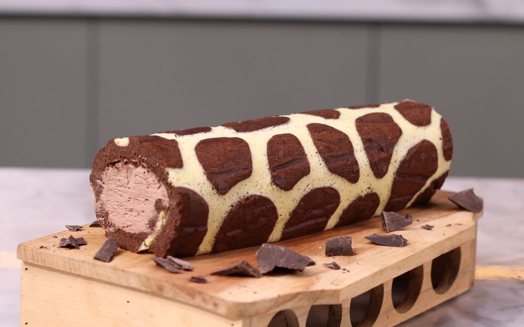 Giraffe Roll Cake